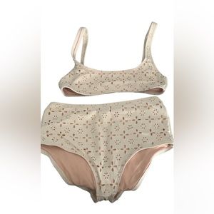 - NWOT J crew white swimsuit small